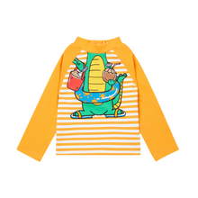 Load image into Gallery viewer, Orange Swim Top