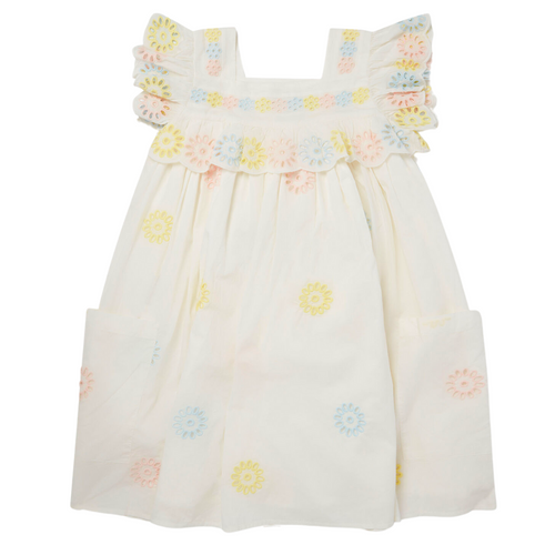 Ivory Flower Dress