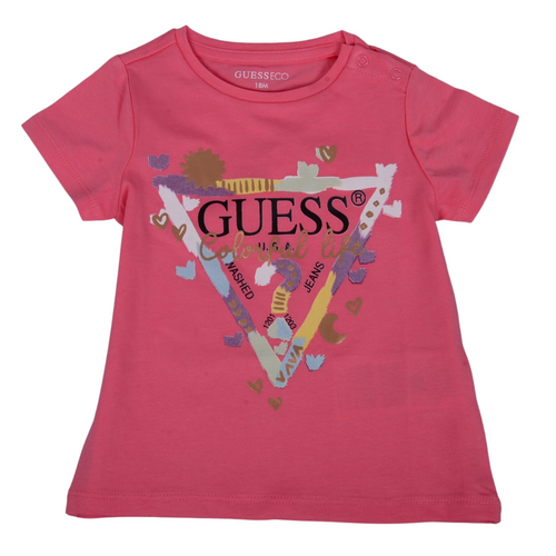 Baby Coral Pink logo T-shirt