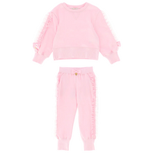 Load image into Gallery viewer, Pink &#39;Yan&#39; Frill Tracksuit