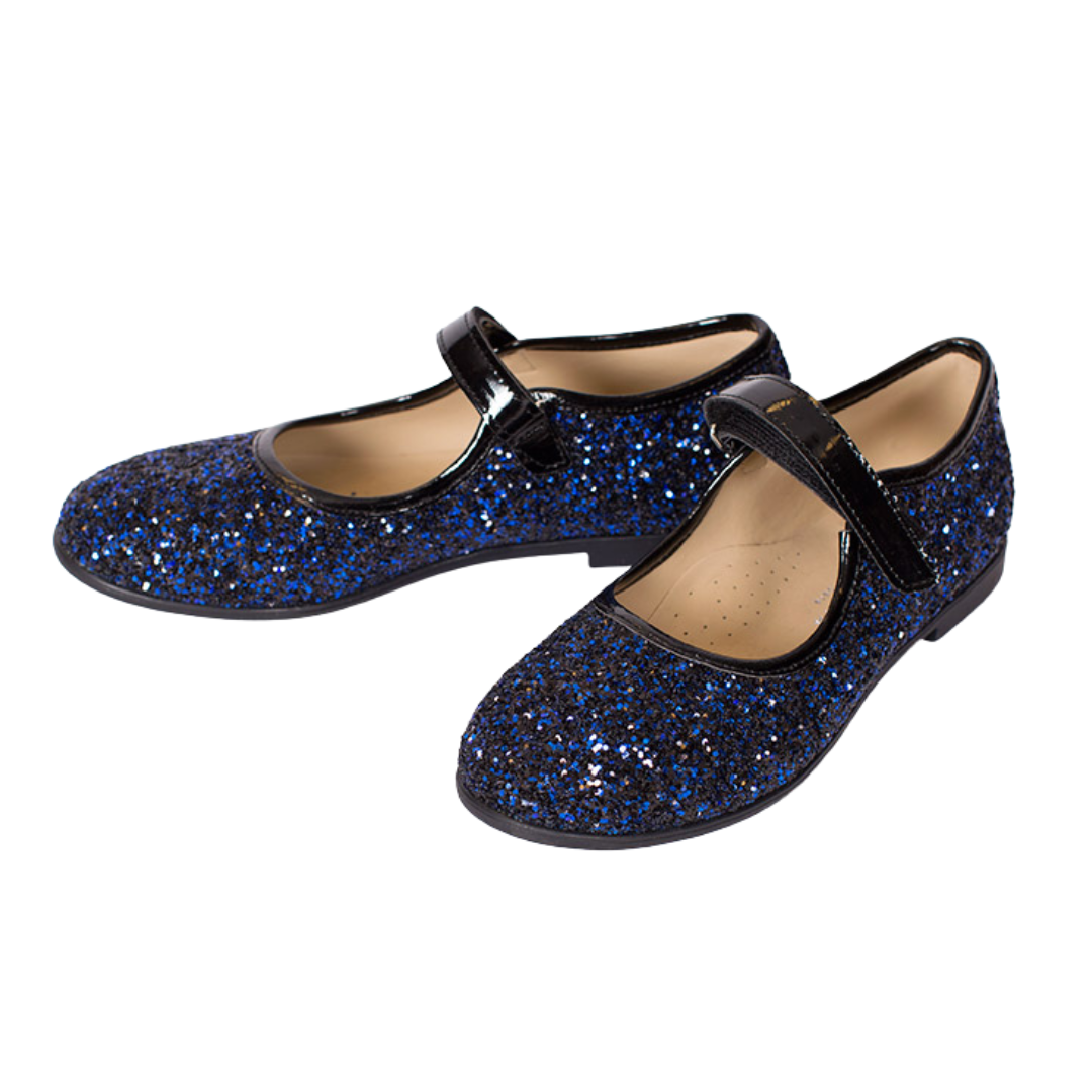 Navy 2025 sparkly shoes