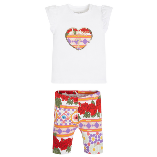 Baby Patterned Short & T-Shirt Set
