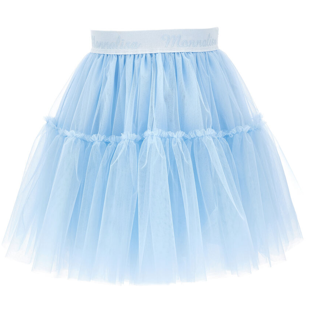 Light blue long tutu skirt deals
