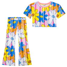 Load image into Gallery viewer, Flared Leggings &amp; Cropped T-Shirt Set