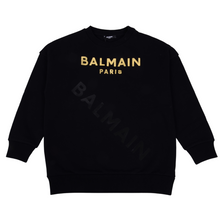 Load image into Gallery viewer, Black &amp; Gold Sweat Top