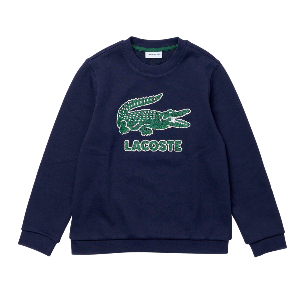 Lacoste Navy Blue Sweat Top Village Kids
